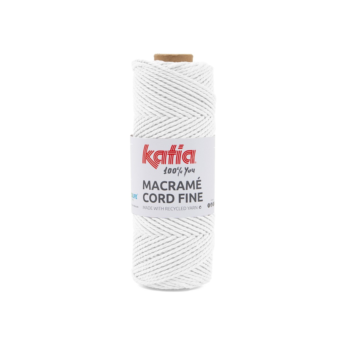 Katia Macramé Cord Fine - wit 200