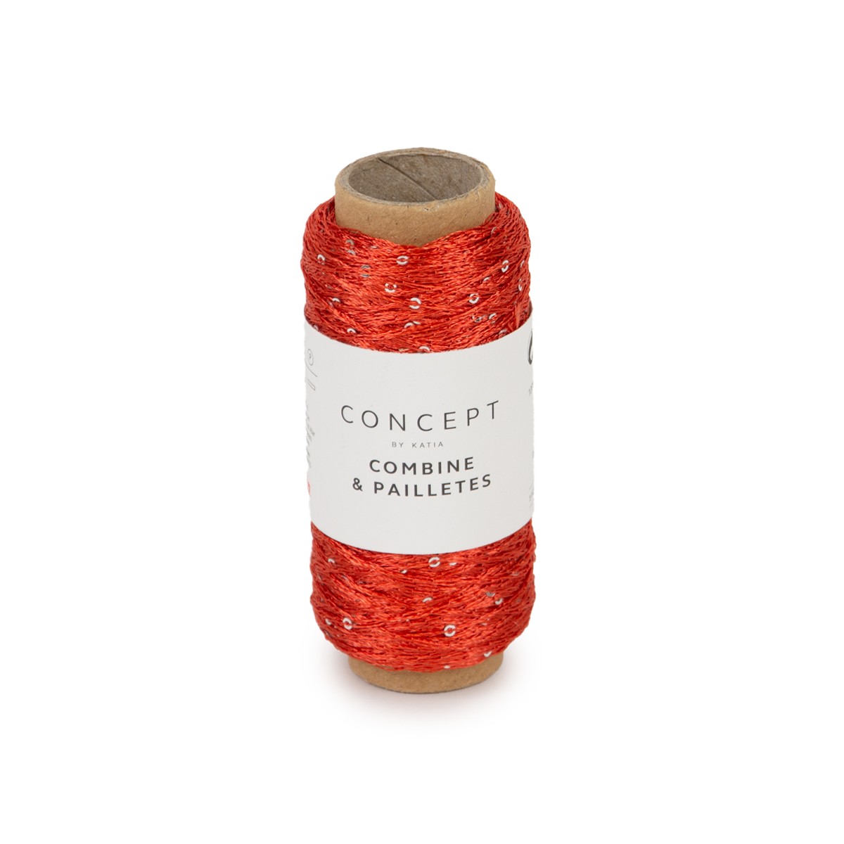 Katia Combine&Pailletes - roestbruin