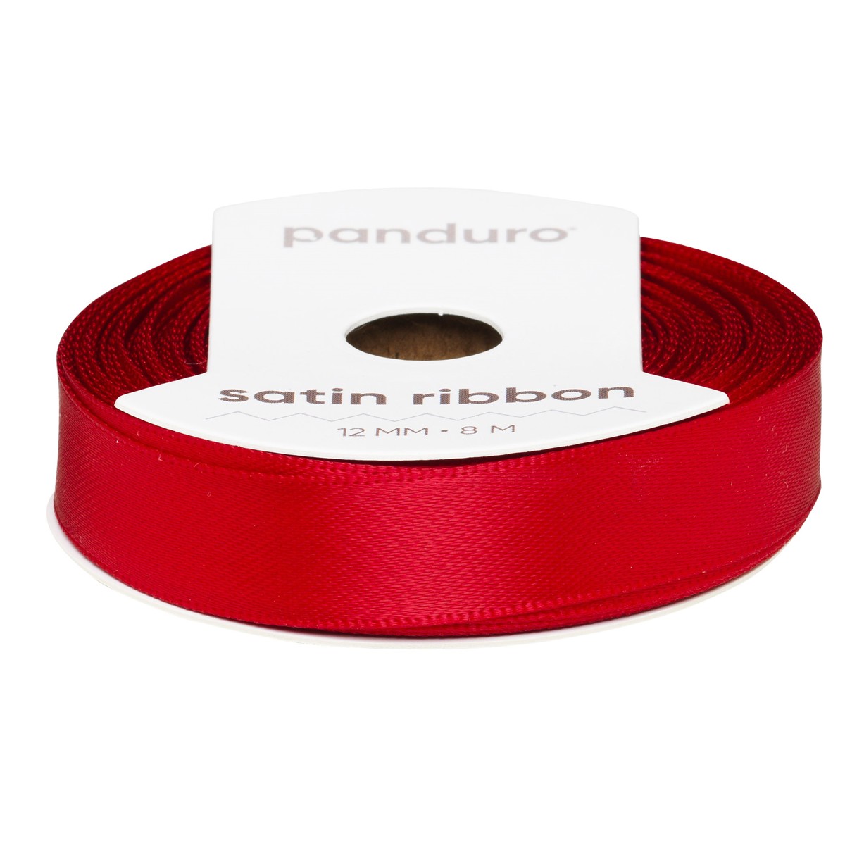 Satijnlint - 12 mm - rood