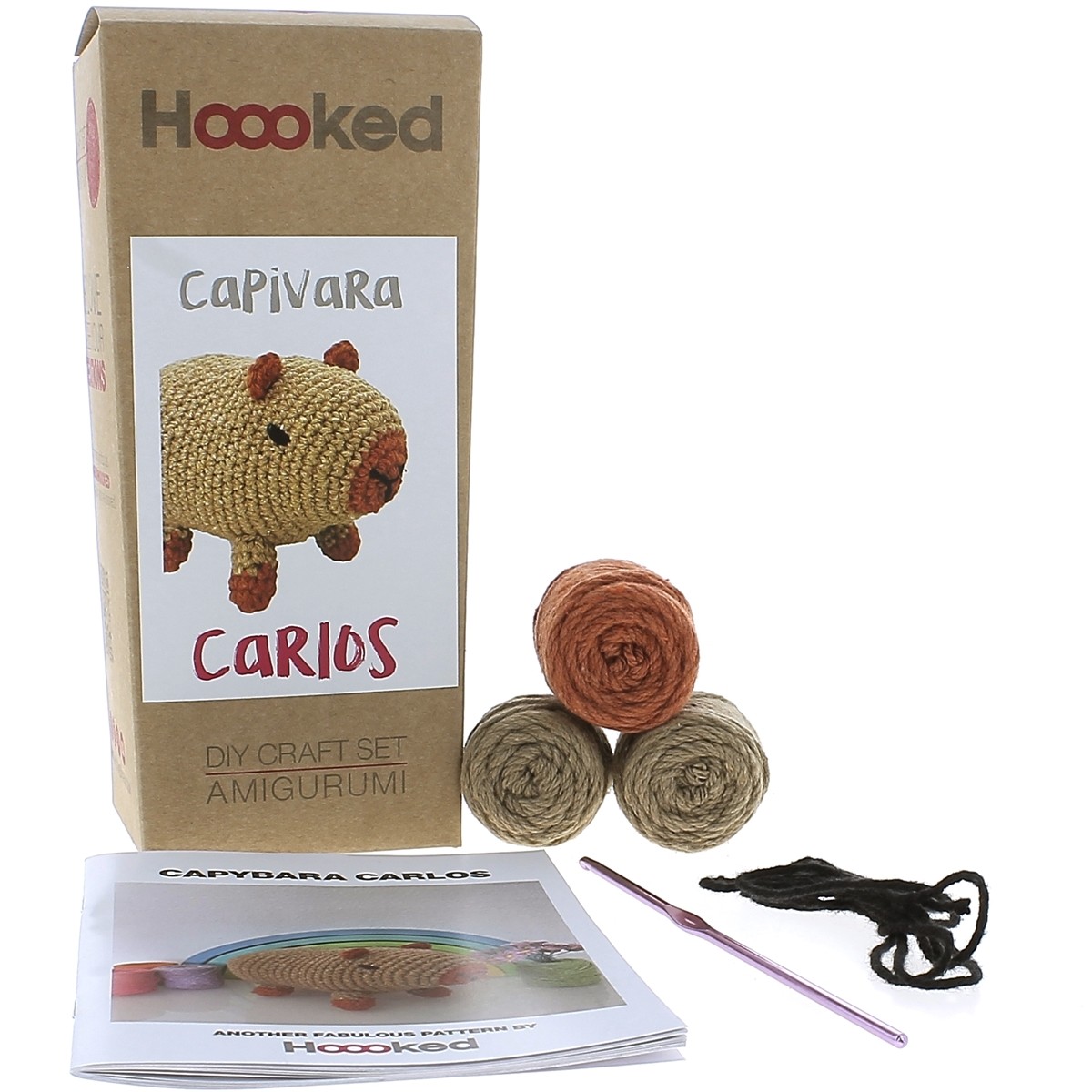 Hoooked DIY kit - Capybara Carlos