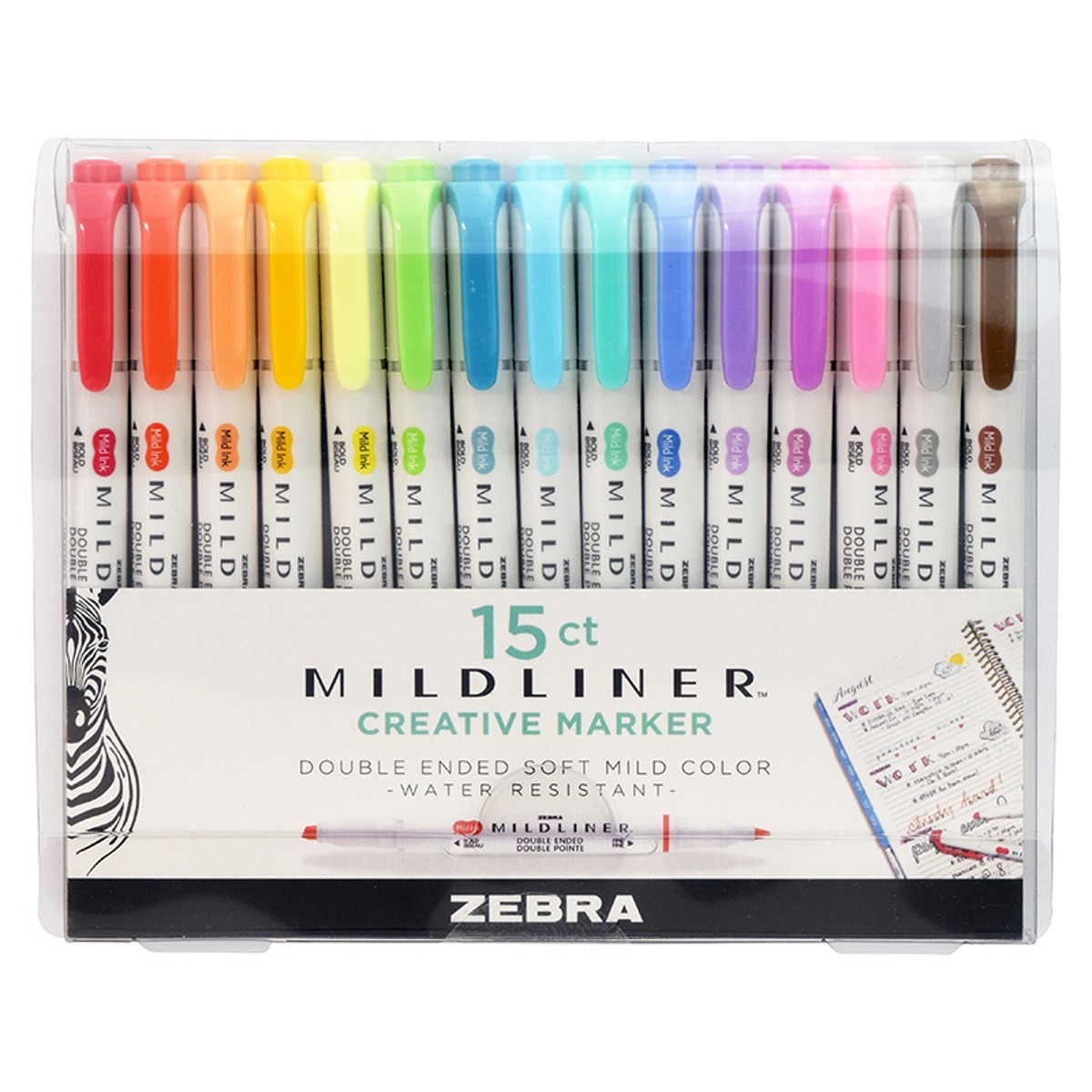 Zebra Mildliner - highlighters - stuks