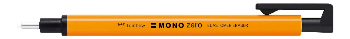 Tombow MONO precisie gum - round tip 2,3 mm - neon oranje