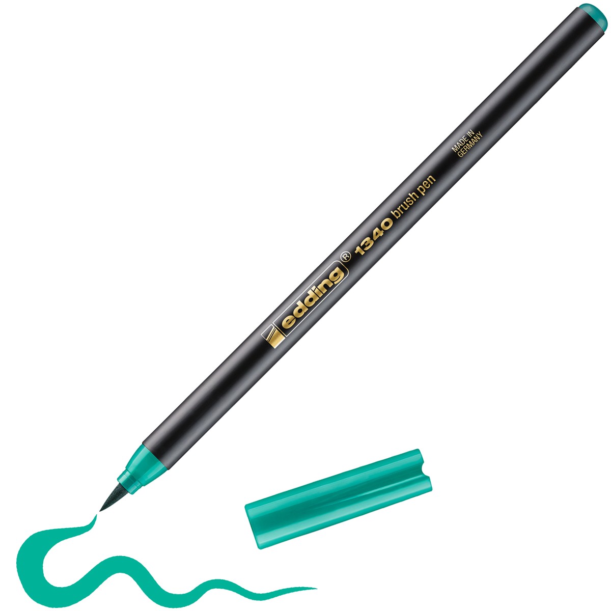 edding 1340 brush pen - tot mm - groen