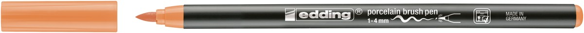 edding 4200 porcelain brush pen - apricot nude