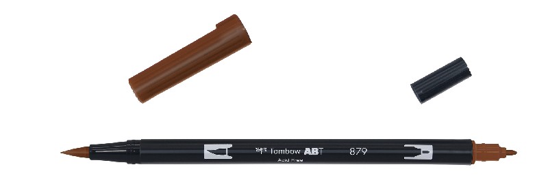 Tombow ABT Dual Brush Pen - 879 brown