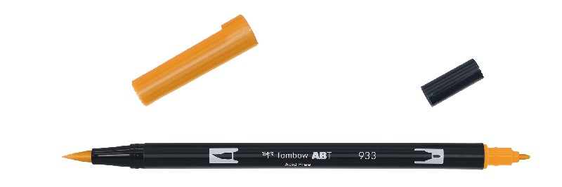 Tombow ABT Dual Brush Pen - 933 orange