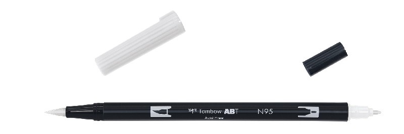 Tombow ABT Dual Brush Pen - N95 cool grey
