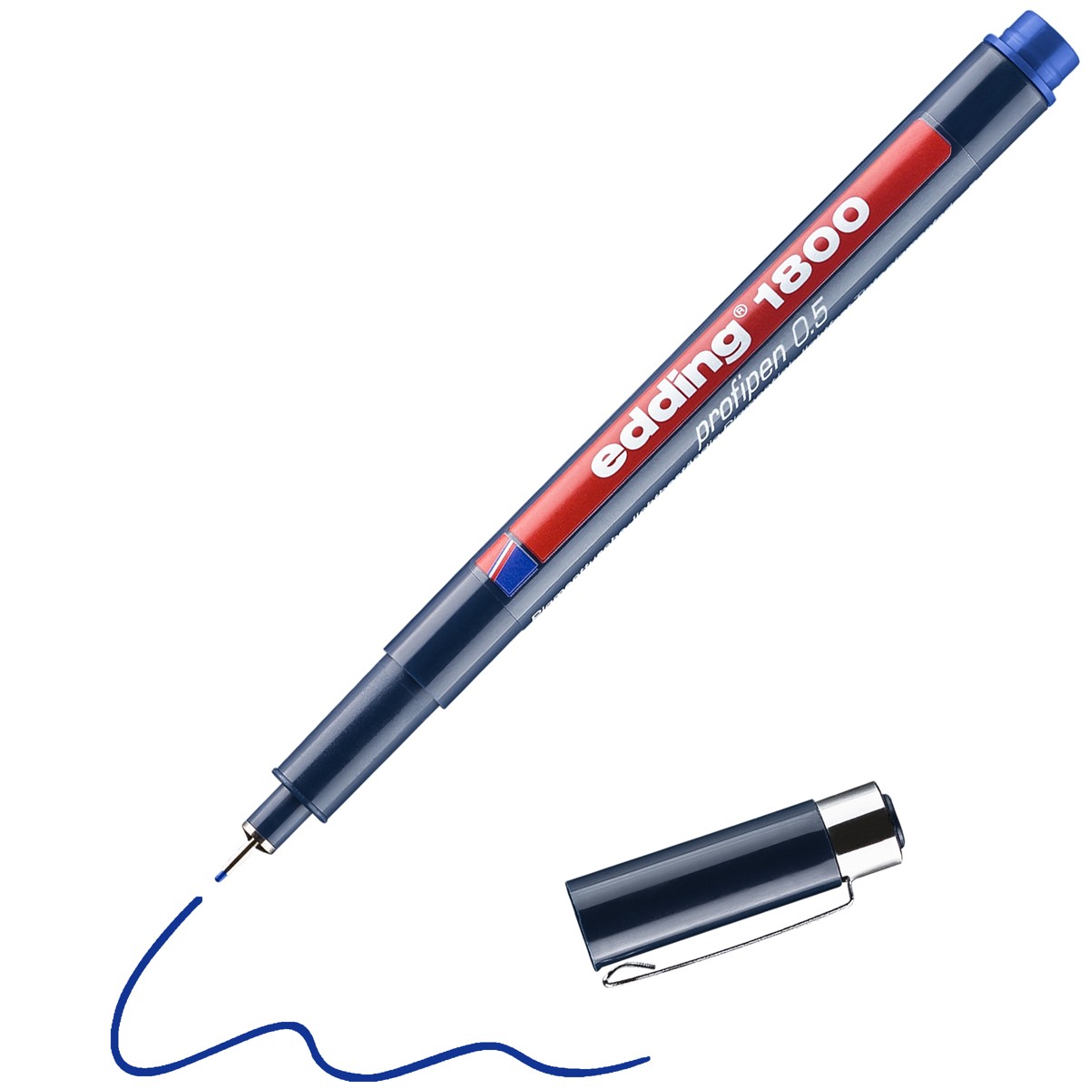 edding 1800 profipen - 0,5 mm - blauw