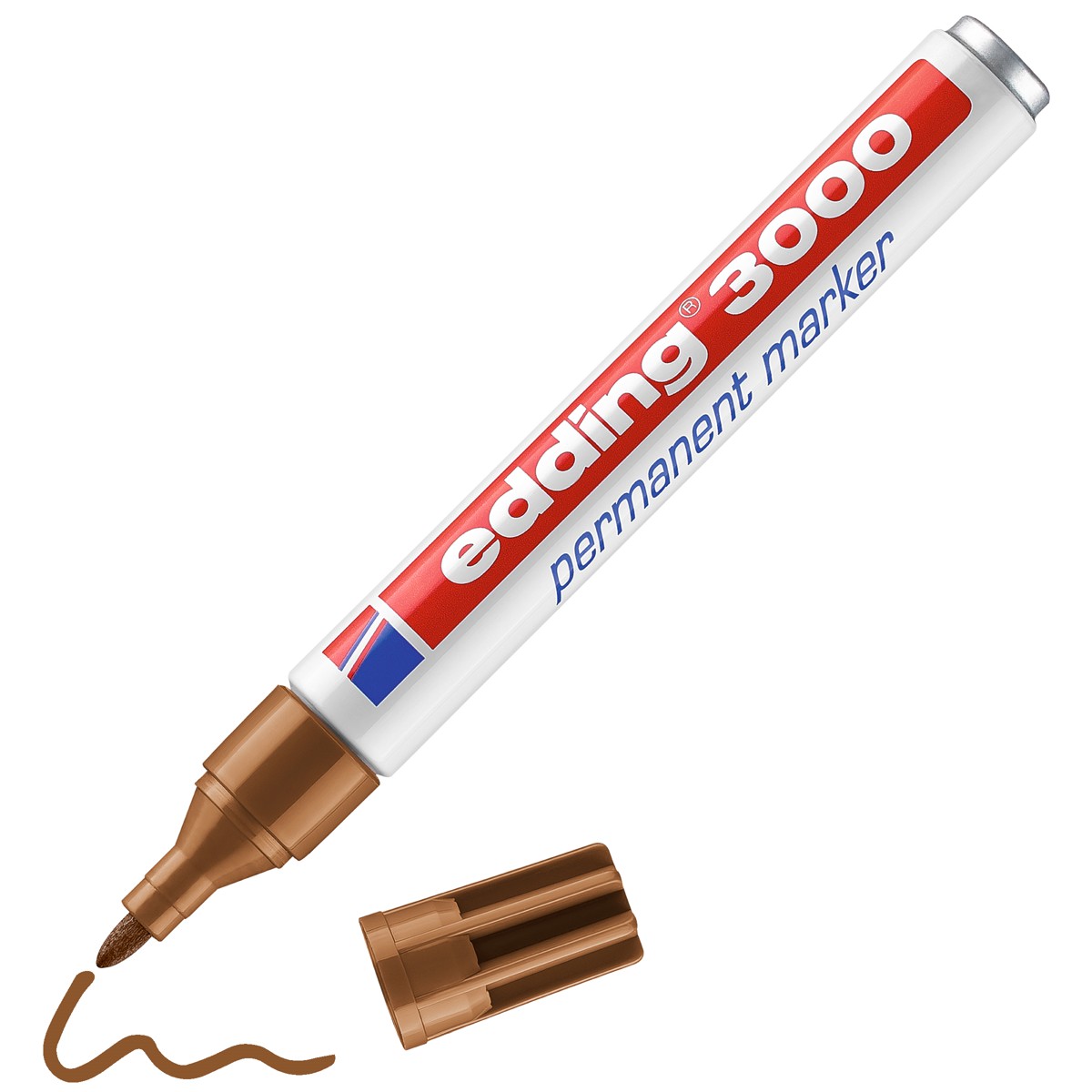 edding 3000 permanent marker - 1,5 tot 3 mm - okergeel