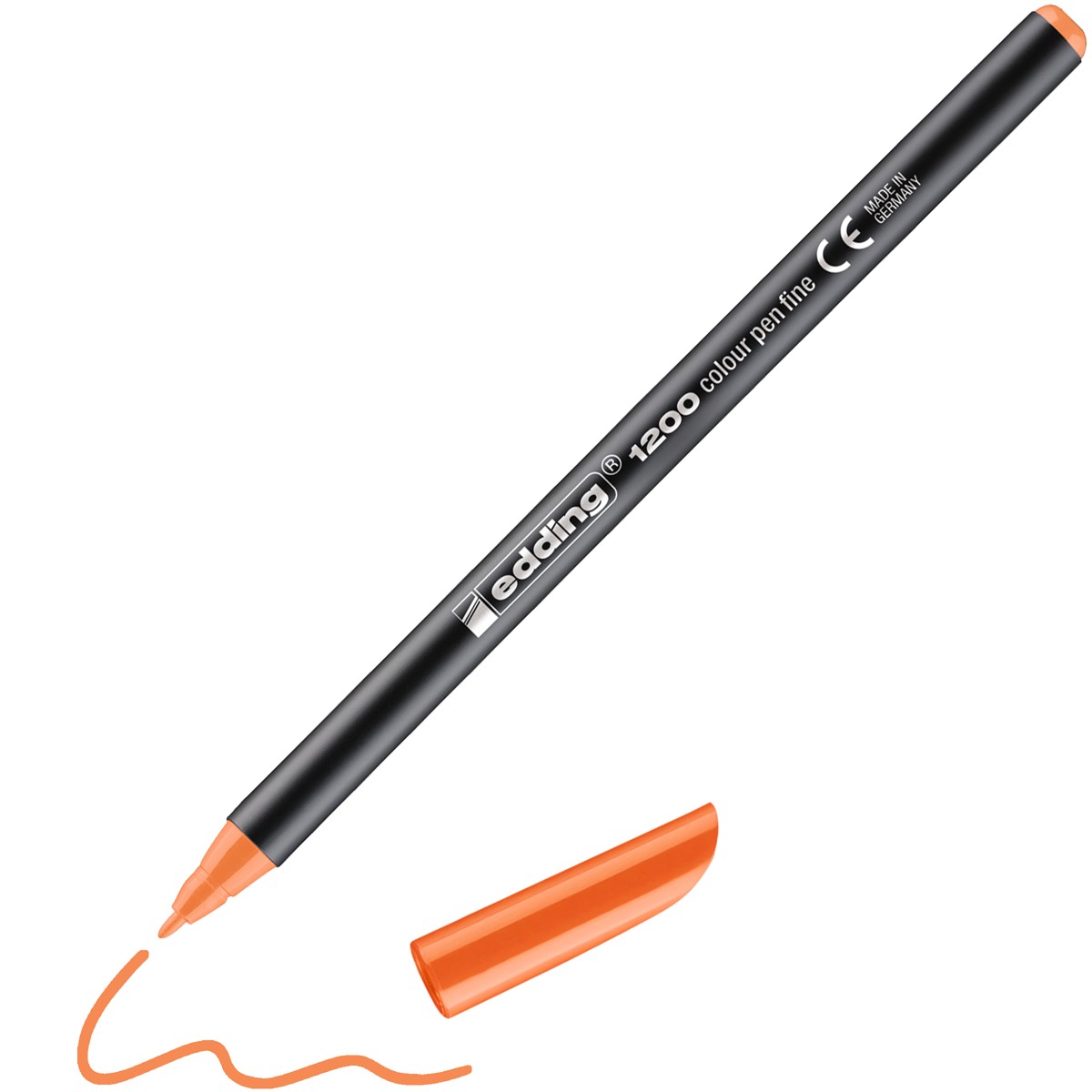 edding 1200 colour pen - 1 mm - oranje