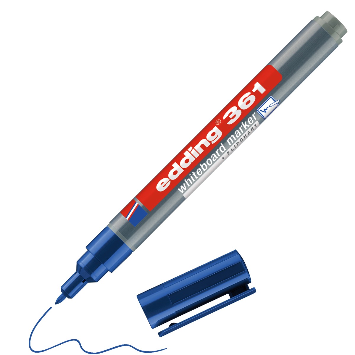 edding 361 whiteboard marker - 1 mm - blauw