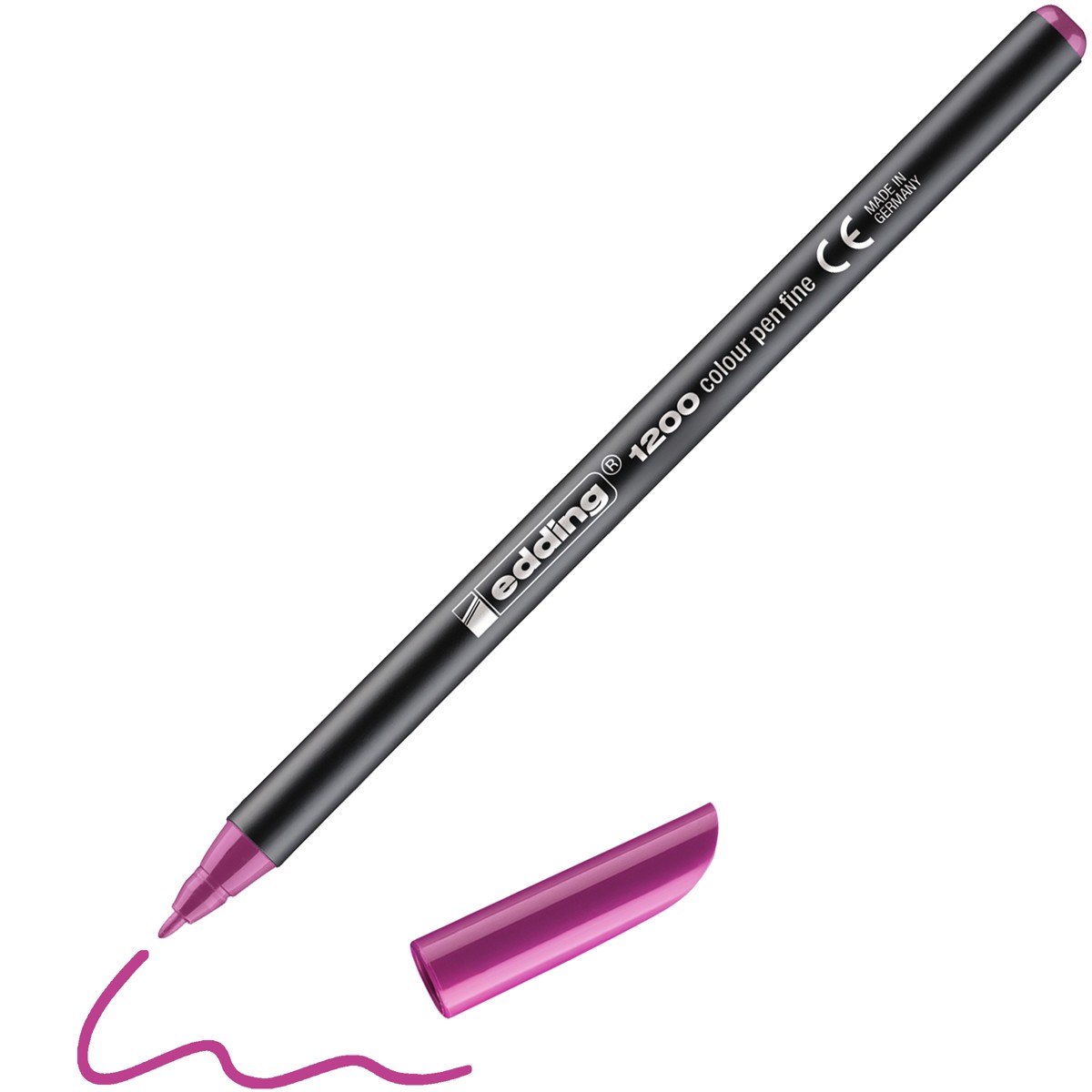 edding 1200 colour pen - 1 mm - fuchsia