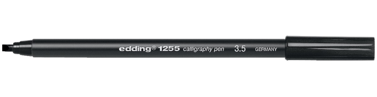 edding 1255 calligraphy pen - 3,5 mm - zwart