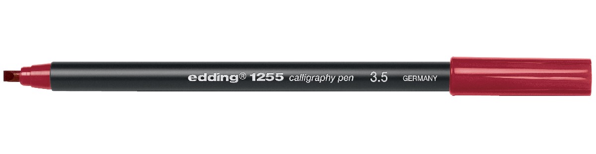 edding 1255 calligraphy pen - 3,5 mm - karmijn