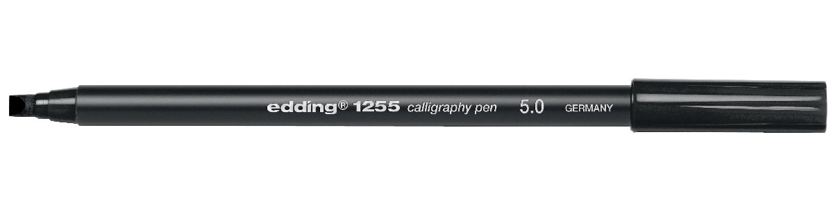 edding 1255 calligraphy pen - 5 mm - zwart