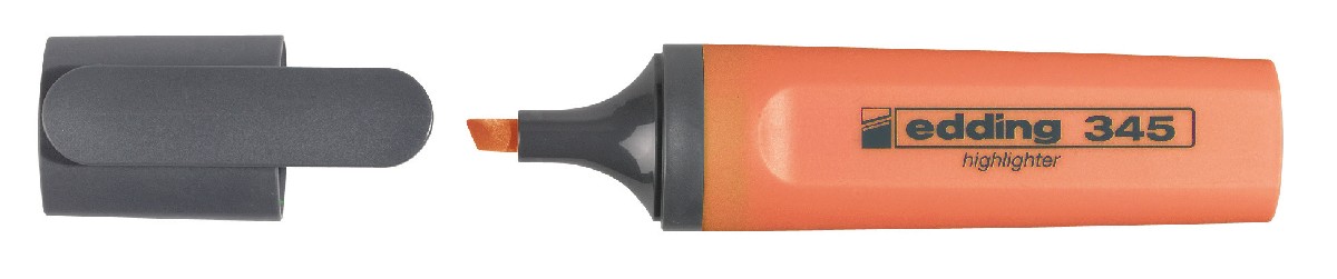edding 345 highlighter - 2 tot 5 mm - oranje
