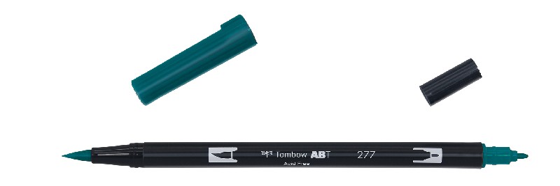 Tombow ABT Dual Brush Pen - 277 dark green