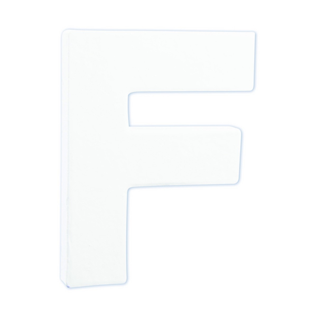 Décopatch - staande letter - 12 cm - F