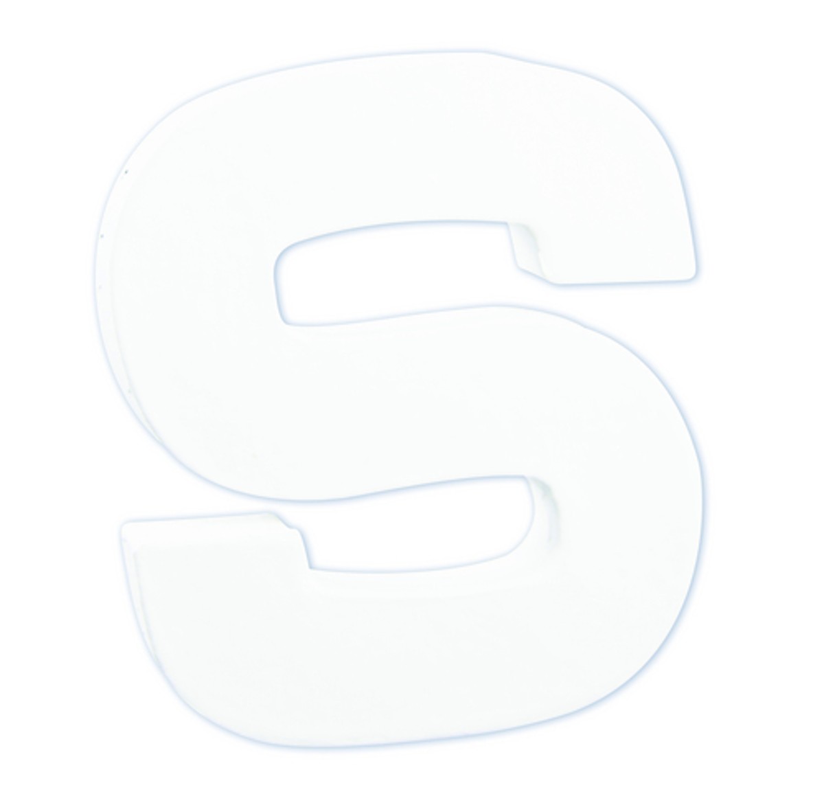 Décopatch - staande letter - 12 cm - S