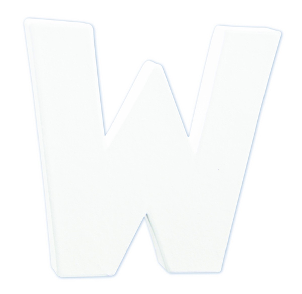 Décopatch - staande letter - 12 cm - W