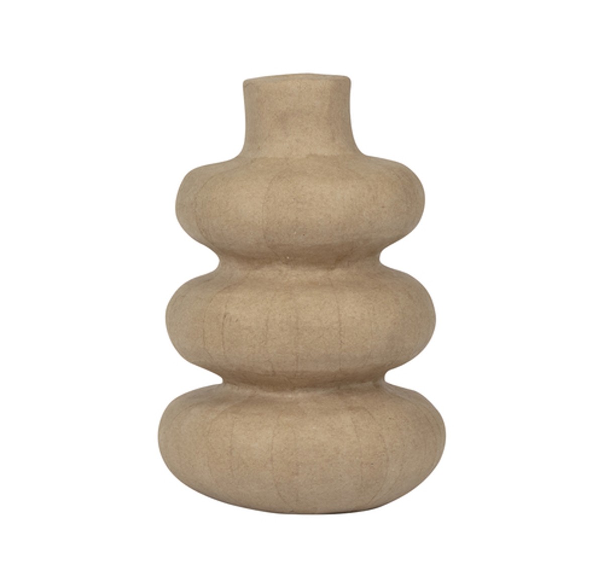 Papier-maché kurvevormige vaas