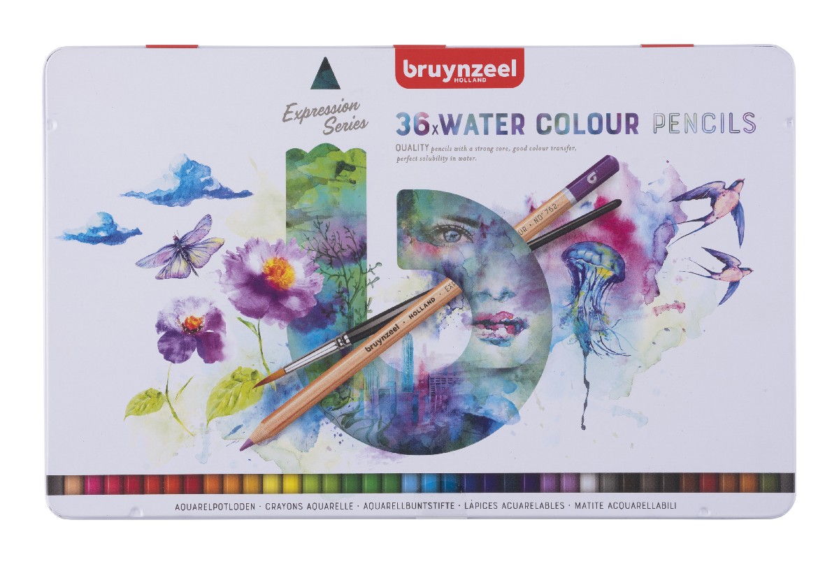 Bruynzeel Creatives - aquarelpotloden - 36 stuks afbeelding