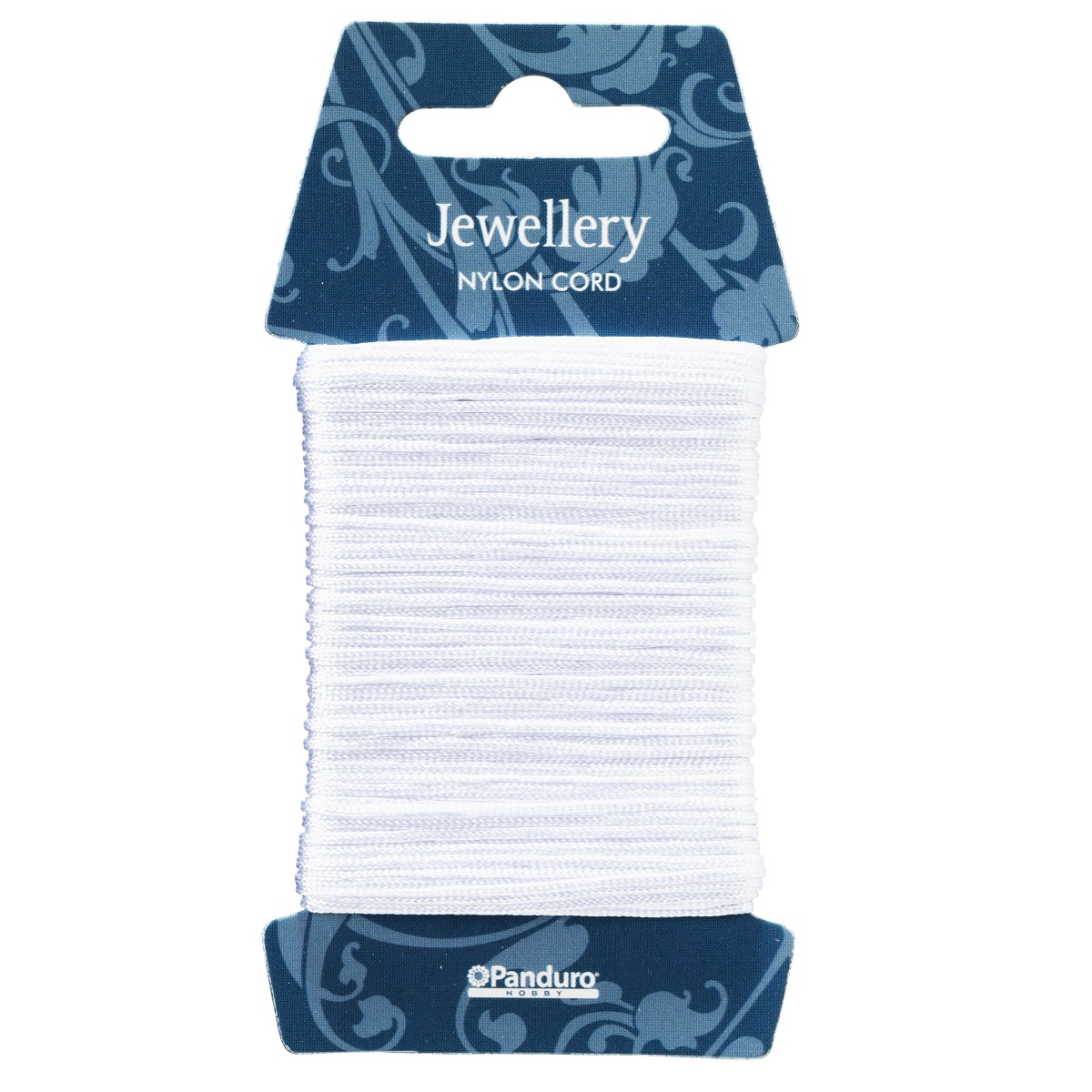 Nylon koord - 20 meter - 1 mm - wit