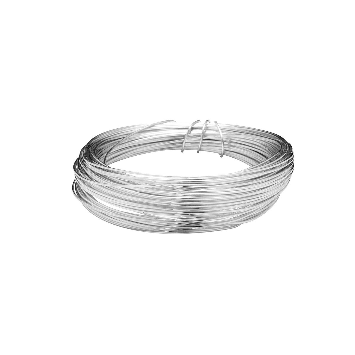 Wikkeldraad verzilverd - 0,6 mm -10 meter