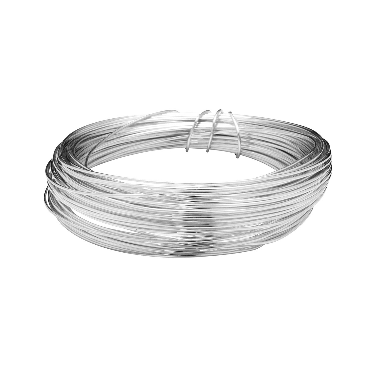 Wikkeldraad verzilverd - 0,8 mm - 6 meter