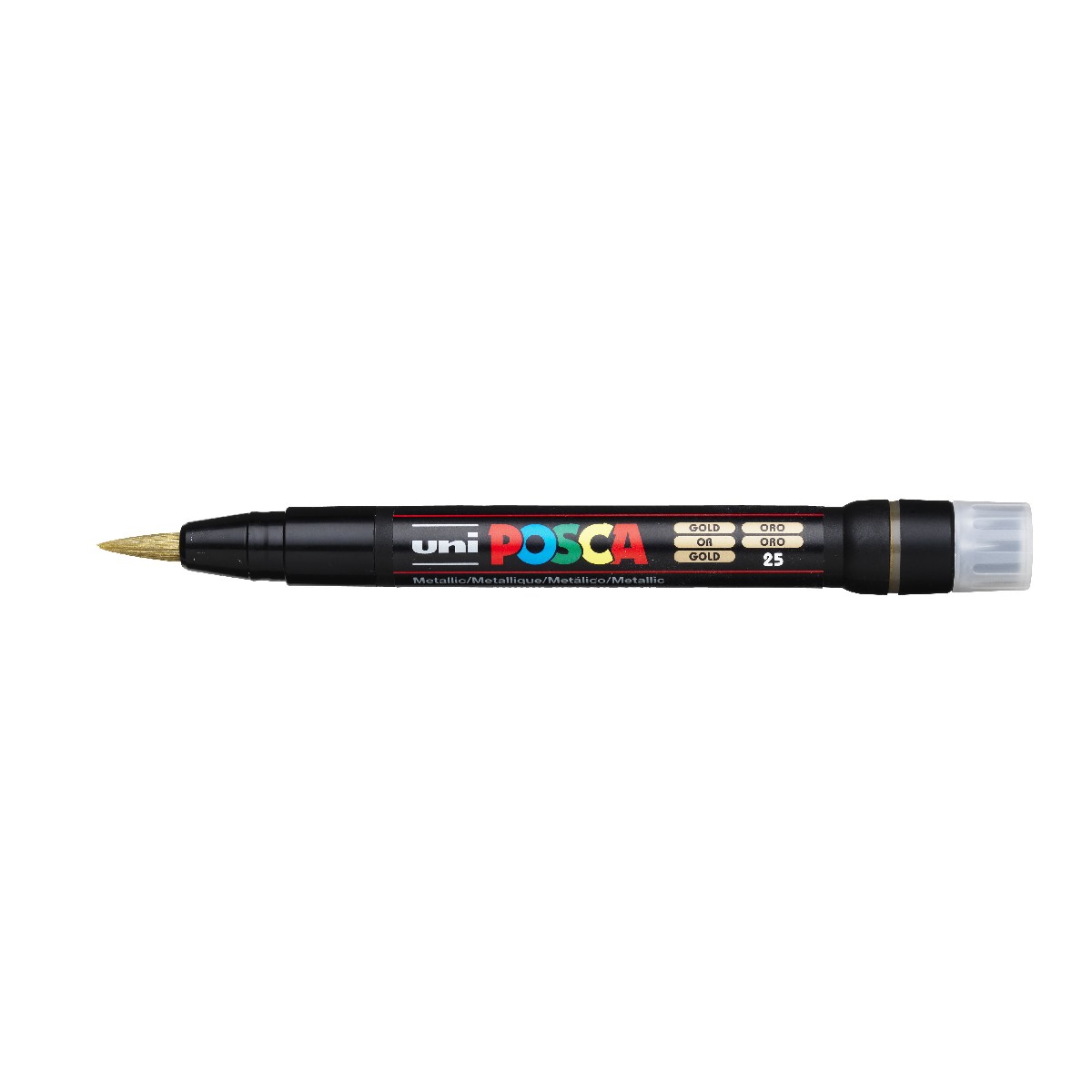 POSCA acrylmarker - brushpunt PCF-350 - 1-10 mm - goud