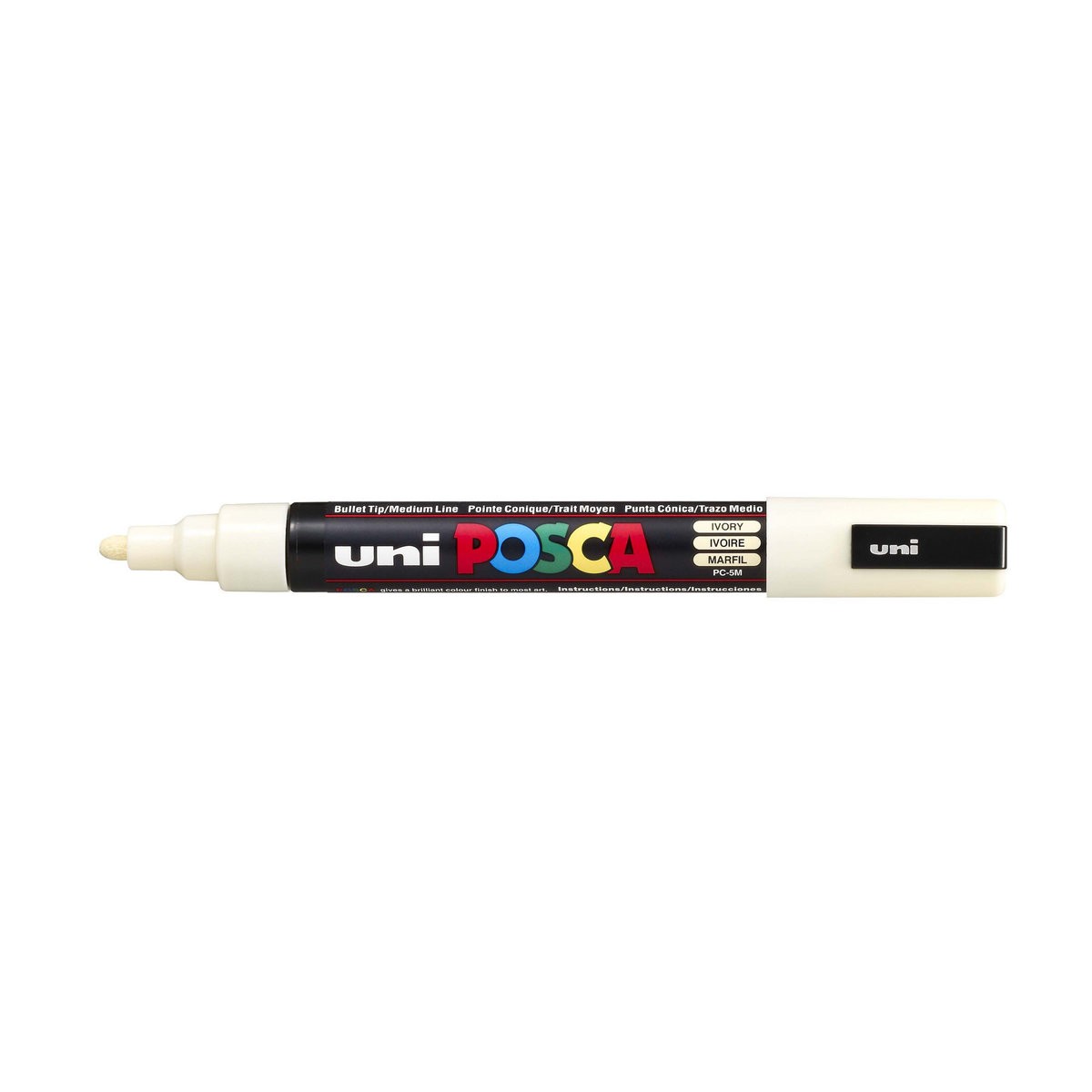 POSCA acrylmarker - medium PC-5M - 1,8-2,5 mm - ivoor
