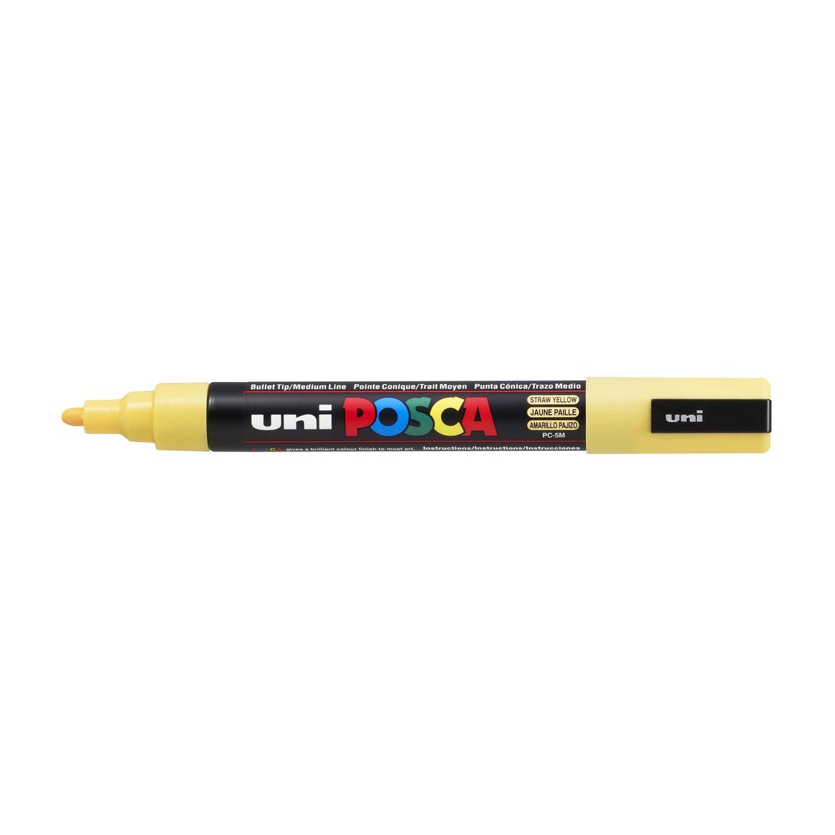 POSCA acrylmarker - medium PC-5M - 1,8-2,5 mm - strogeel