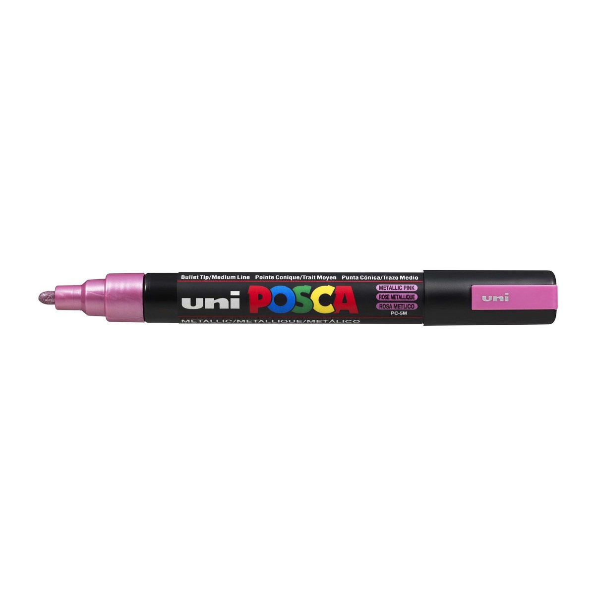 POSCA acrylmarker - medium PC-5M - 1,8-2,5 mm - metallic roze