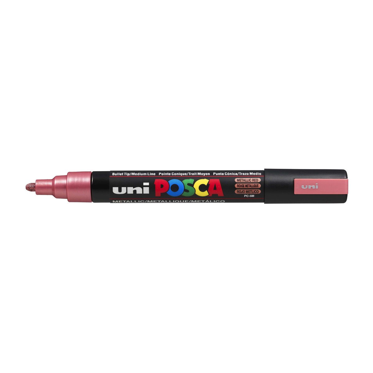 POSCA acrylmarker - medium PC-5M - 1,8-2,5 mm - metallic rood