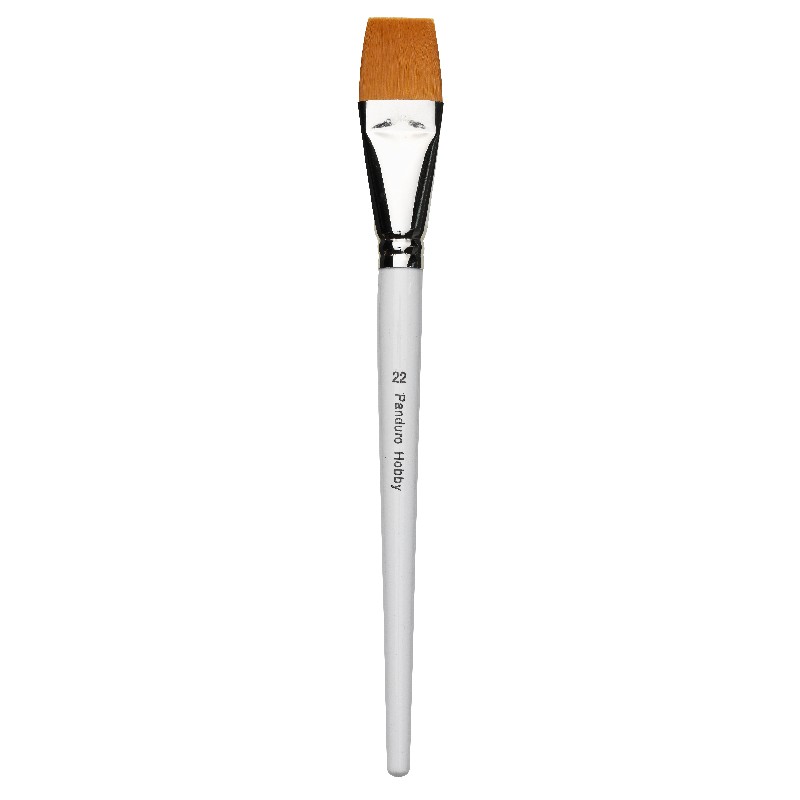 Panduro hobbypenseel - plat - nr. 22