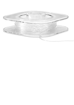 Elastisch sieraaddraad 1 mm/ 10 meter- Transparant