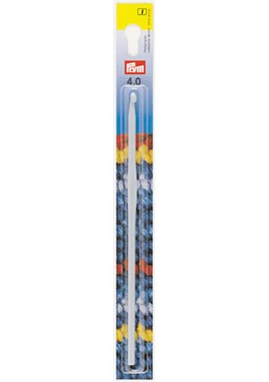 Prym haaknaald - aluminium - 14 cm - 4 mm afbeelding