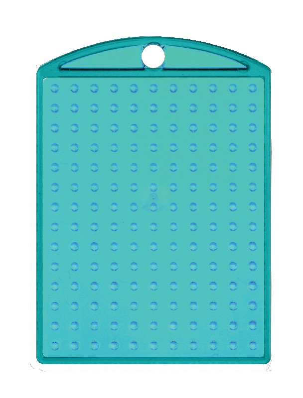 Pixelhobby medaillon - transparant turquoise