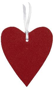 Tags hart - 24 stuks - rood afbeelding