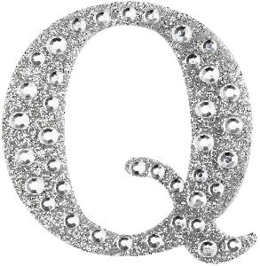 Strass sticker - Q