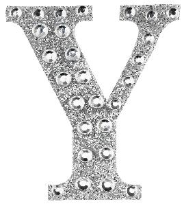 Strass sticker - Y