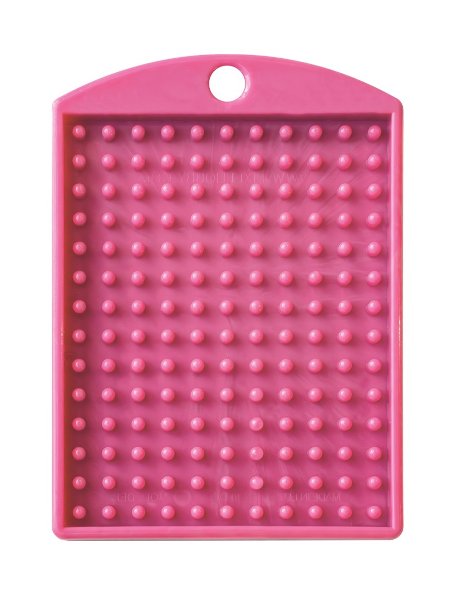 Pixelhobby medaillon - donkerroze