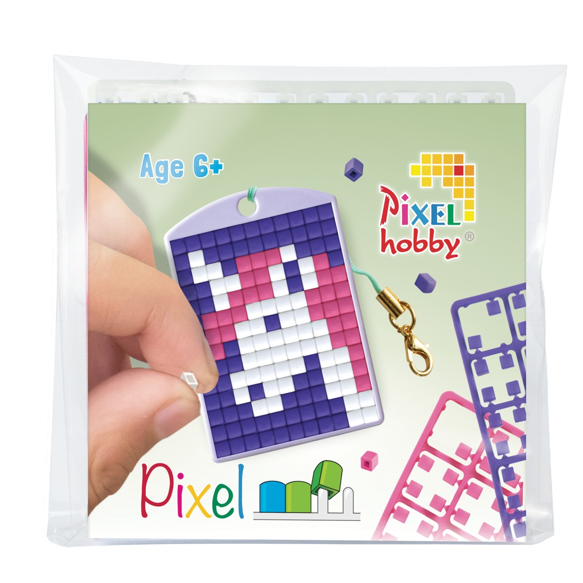 Pixelhobby medaillon startset - eenhoorn