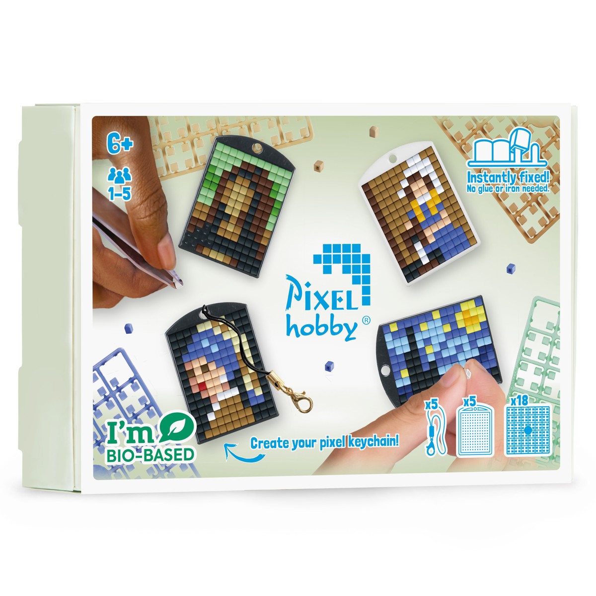 Pixelhobby medaillon thema box - kunst