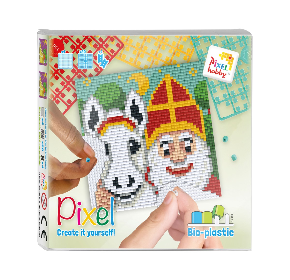 Pixelhobby set - Sinterklaas met paard