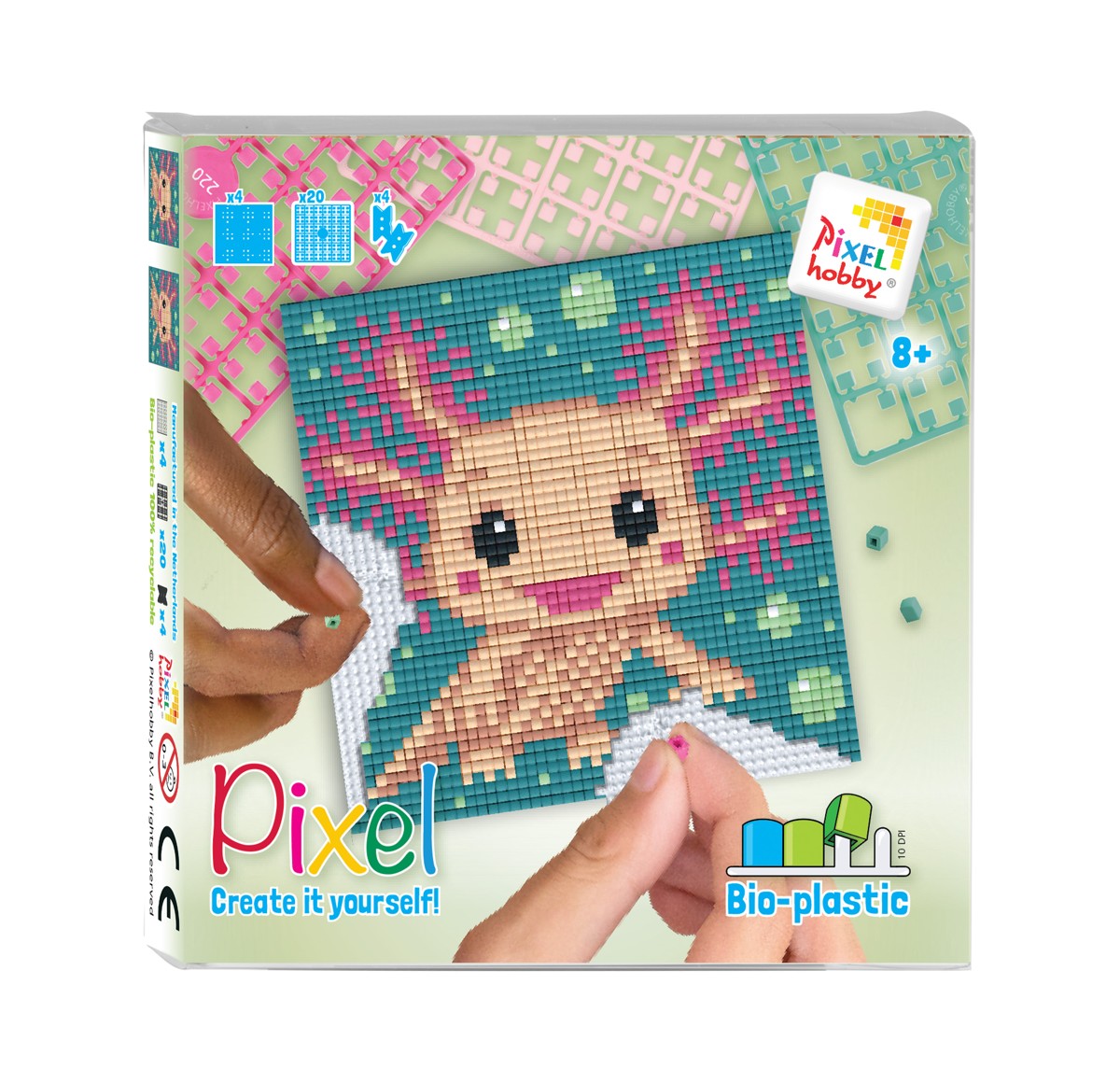 Pixelhobby set - axolotl