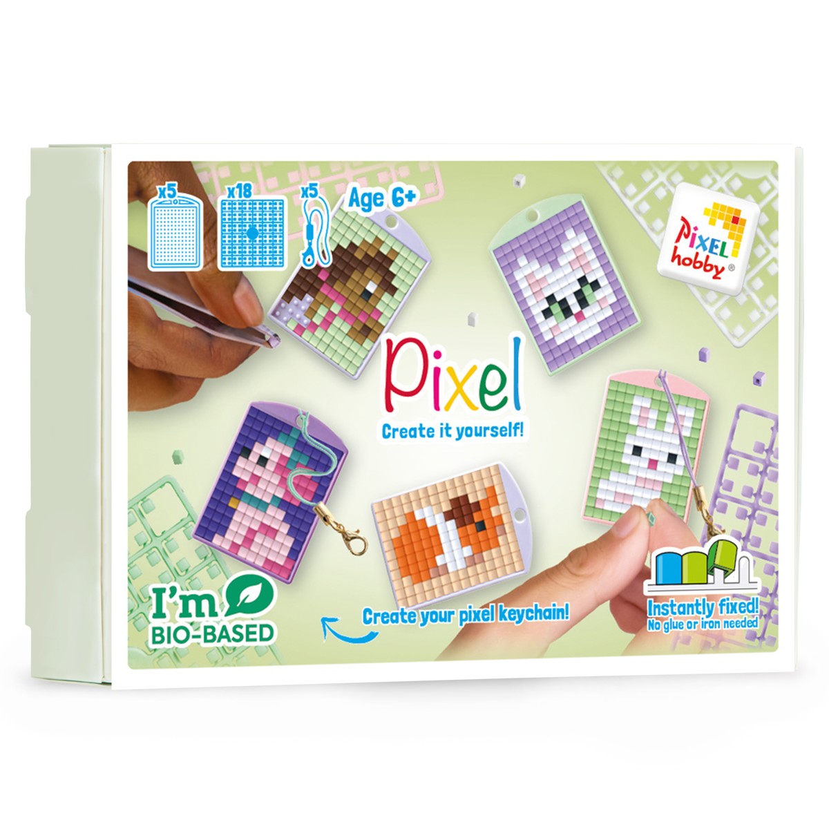 Pixelhobby medaillon thema box - huisdieren