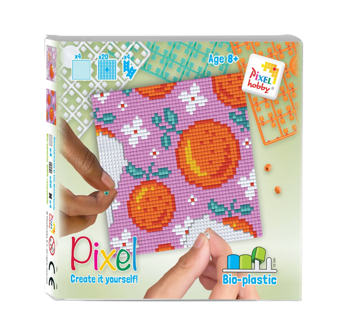 Pixelhobby set - sinaasappels