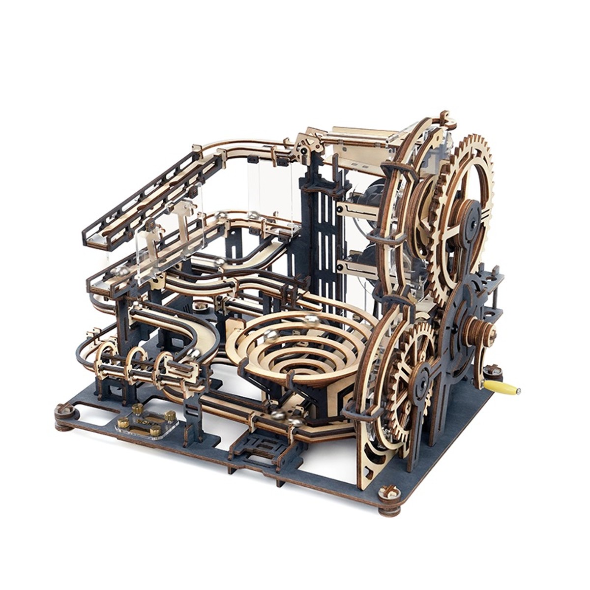Robotime houten 3D puzzel - Marble Run Night City