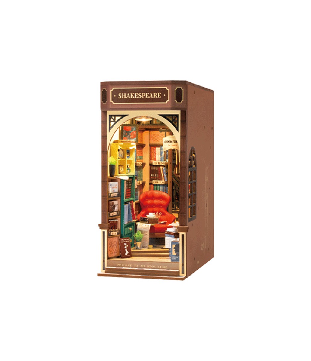 Robotime houten 3D puzzel - book nook - Bookstore